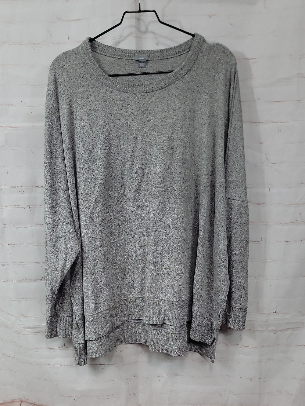 aerie Light Gray Crewneck Pullover Sweater